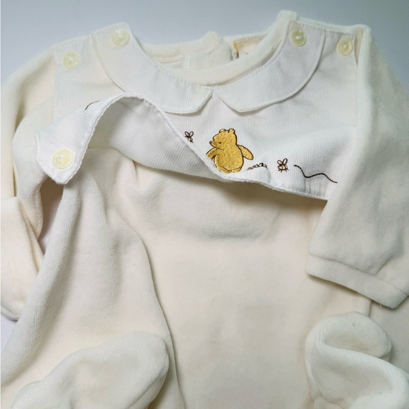 Disney Vintage Winnie The Pooh Footie Size 3M - Picture 4 of 8